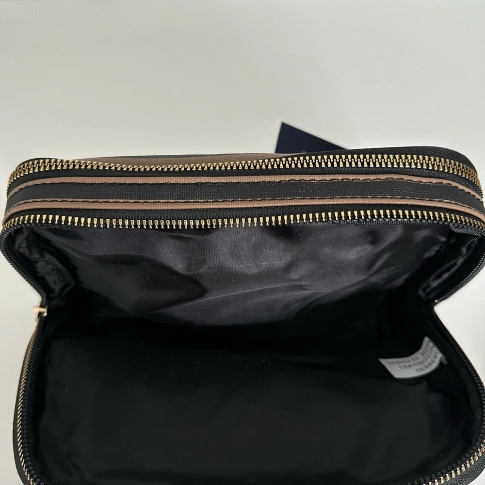 Adrienne Vittadini Saratoga Stripe Collection Double Top Zip Case